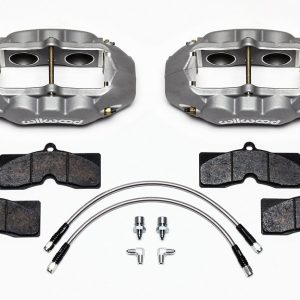 Wilwood Brake Caliper, D8-4, Lug Mount, Four Piston, With D8 BP-10 Metallic Brake Pads, Use with 11.75 Inch X 1.25 Inch Rotors – 140-10789