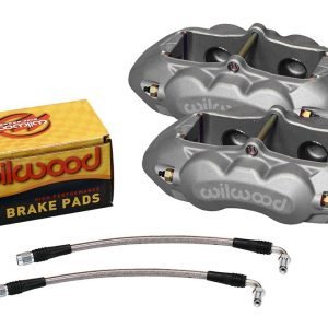 Wilwood Brake Caliper, D8-4, Fixed Mount, 4 Piston, With BP-10 Metallic Brake Pads, Use with 11.75 Inch X 1.25 Inch Rotors – 140-10790
