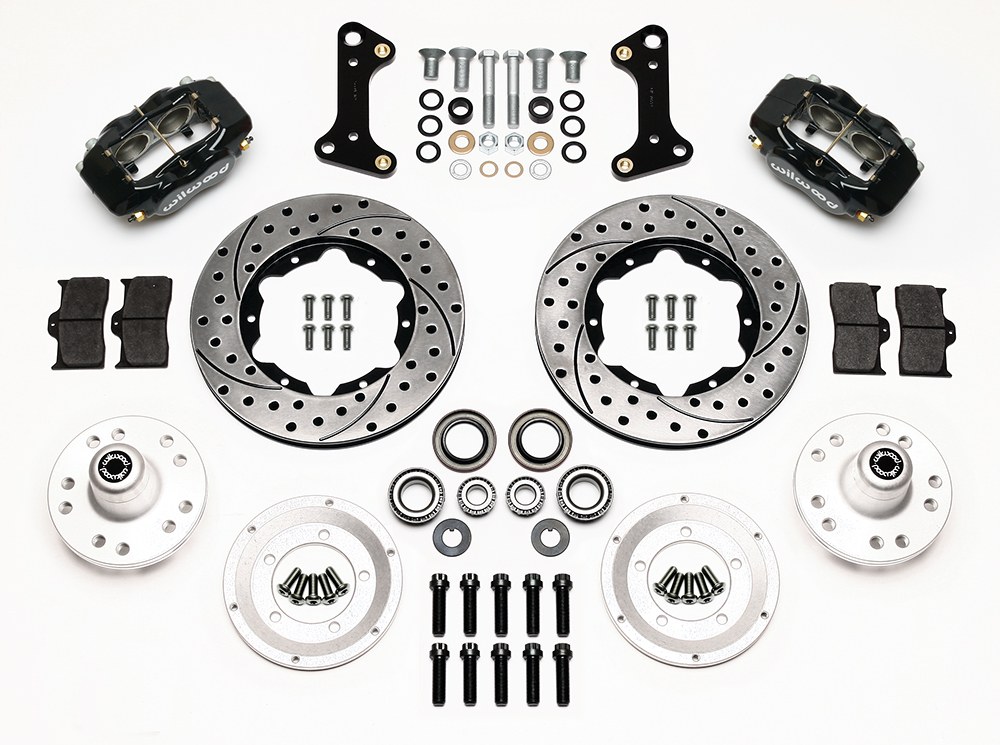 Wilwood Brake Conversion Kit, Forged Dynalite Pro, Performance Upgrade, + 0.18 Offset to Track Width – 140-10996-D