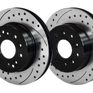 Wilwood Brake Rotor, Promatrix, Drilled and Slotted, One Piece Design, Wheel Bolt Pattern 5 X 4.75 Inches/120.65 Millimeters – 140-11727-D