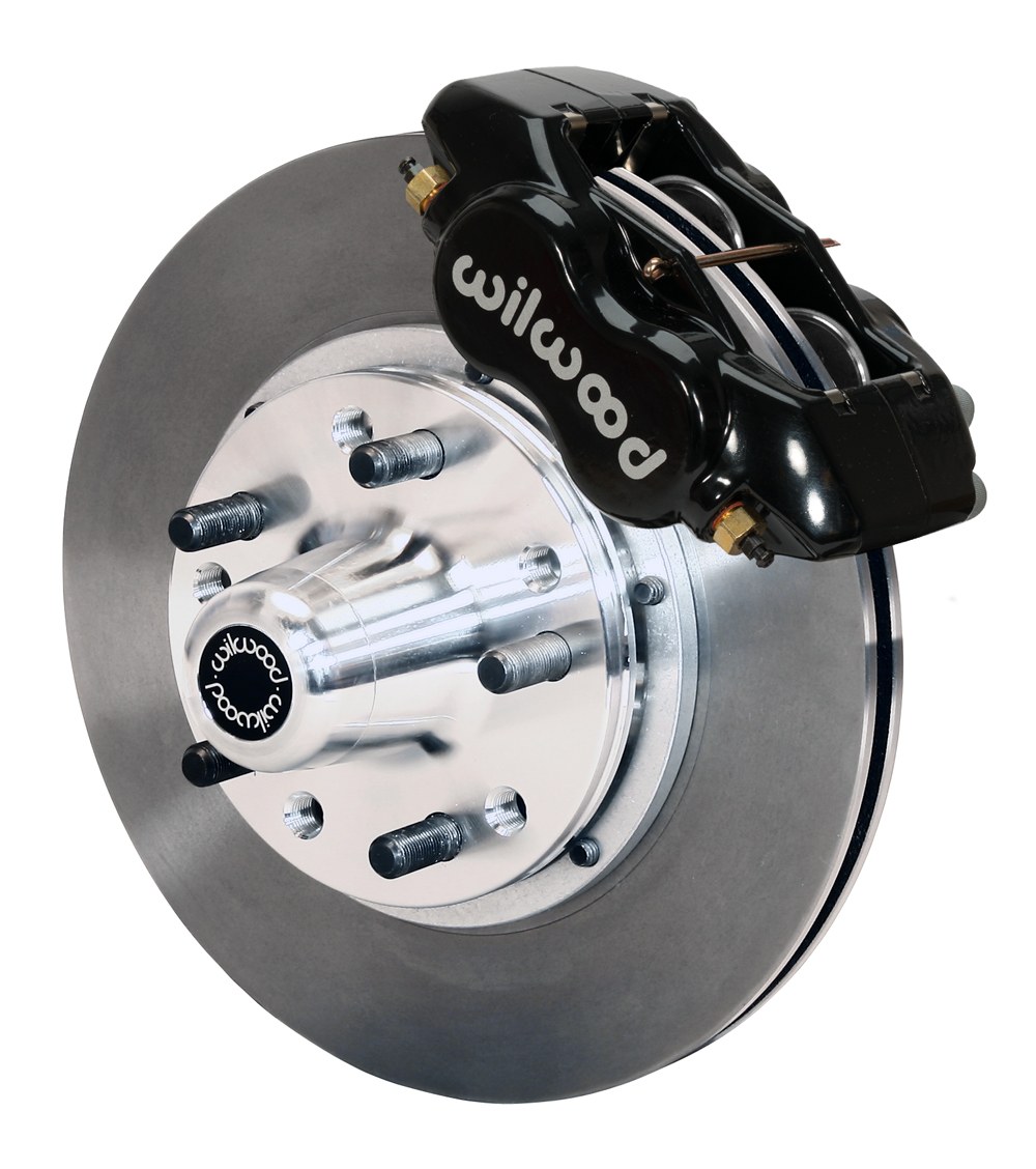 Wilwood Brake Conversion Kit, Forged Dynalite Pro, Drum to Disc Conversion, Ultralite Hp 30 Iron 11 Inch Diameter Plain Face Rotor – 140-12021