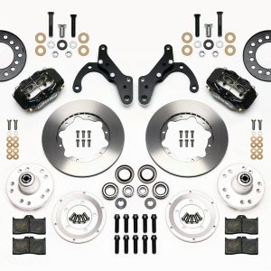 Wilwood Brake Conversion Kit, Forged Dynalite Pro, Drum to Disc Conversion, Ultralite Hp 30 Iron 11 Inch Diameter Plain Face Rotor – 140-12021