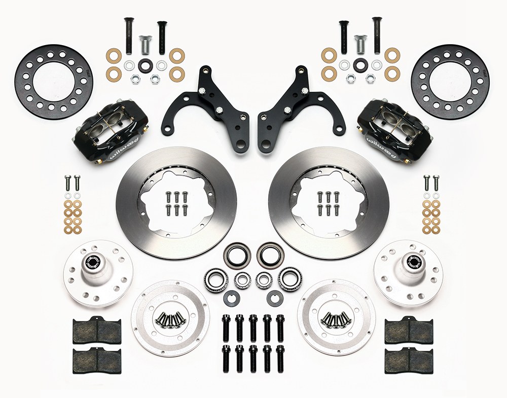 Wilwood Brake Conversion Kit, Forged Dynalite Pro, Drum to Disc Conversion, Ultralite Hp 30 Iron 11 Inch Diameter Plain Face Rotor – 140-12021