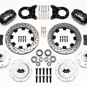Wilwood Brake Conversion Kit, Forged Dynalite Big Brake, Performance Upgrade, + 0.09 Offset to Track Width – 140-13344-D