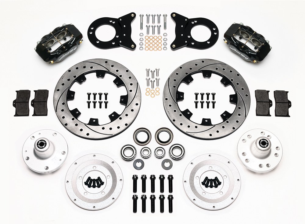 Wilwood Brake Conversion Kit, Forged Dynalite Big Brake, Performance Upgrade, + 0.09 Offset to Track Width – 140-13344-D