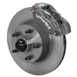 Wilwood Brake Kit, Dynalite, Performance Upgrade, 11.3 Inch Diameter Plain Face Iron Rotor, With BP-10 Metallic Brake Pads – 140-13476