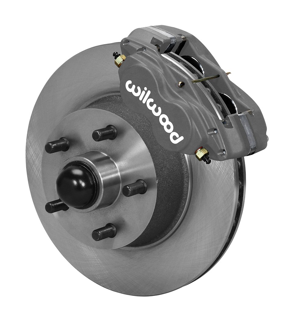 Wilwood Brake Kit, Classic Series, 11.30 Inch Diameter Plain Face Rotor, 1-Piece, With Type III Ano 4 Piston Calipers – 140-13653