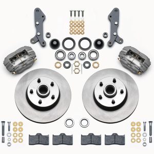 Wilwood Brake Kit, Classic Series, 11.30 Inch Diameter Plain Face Rotor, 1-Piece, With Type III Ano 4 Piston Calipers – 140-13653