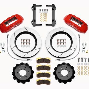 Wilwood Brake Conversion Kit, TX6R Big Brake, Performance Upgrade, Iron 15 Inch Diameter Gt Plain Rotor, With BP-20 Metallic Brake Pads – 140-13865-R