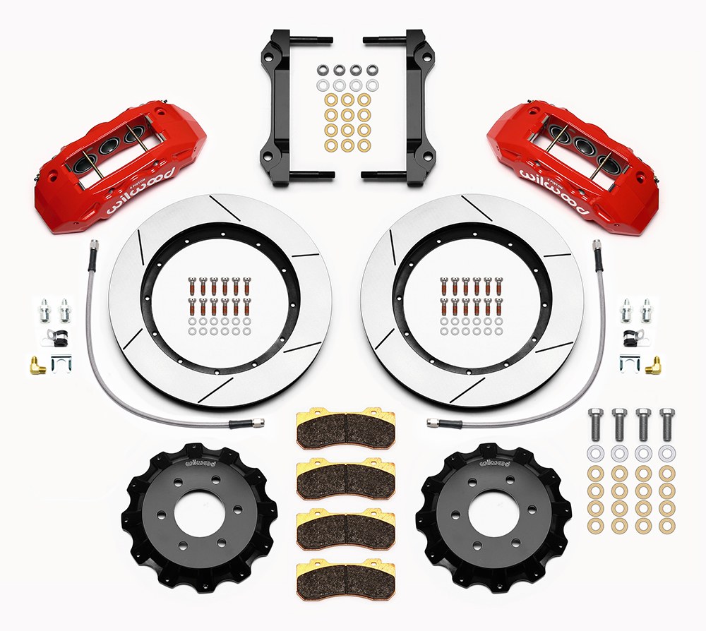 Wilwood Brake Conversion Kit, TX6R Big Brake, Performance Upgrade, Iron 15 Inch Diameter Gt Plain Rotor, With BP-20 Metallic Brake Pads – 140-13865-R