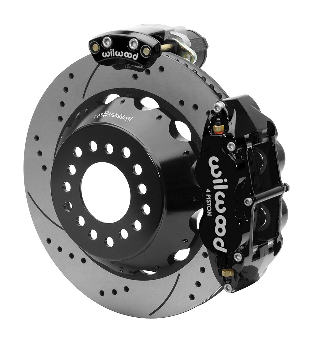 Wilwood Brake Kit, Forged Narrow Superlite 4R Big Brake, For Use with Big Ford New Style Rear/ 2.50 Axle Offset – 140-15845-D