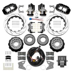 Wilwood Brake Kit, Forged Narrow Superlite 4R Big Brake, For Use with Big Ford New Style Rear/ 2.50 Axle Offset – 140-15845-D
