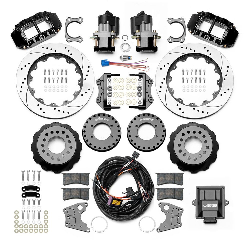Wilwood Brake Kit, Forged Narrow Superlite 4R Big Brake, For Use with Big Ford New Style Rear/ 2.50 Axle Offset – 140-15845-D