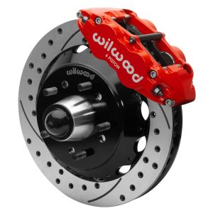 Wilwood Brake Kit, Superlite 6R Big Brake, With BP-10 Metallic Brake Pads, Red Powder Coated 6 Piston Calipers – 140-15949-DR