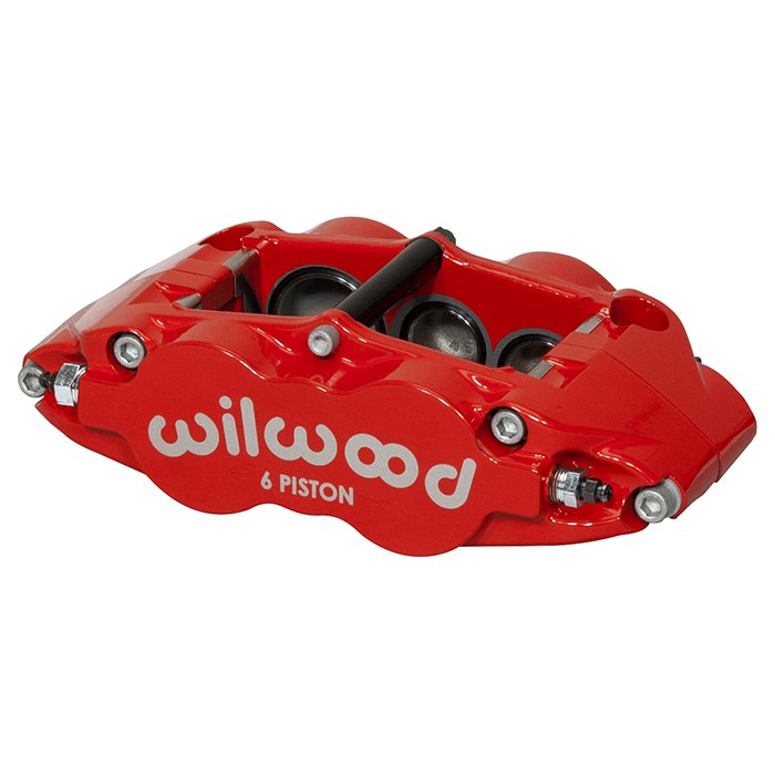 Wilwood Brake Kit, Superlite 6R Big Brake, With BP-10 Metallic Brake Pads, Red Powder Coated 6 Piston Calipers – 140-15949-DR