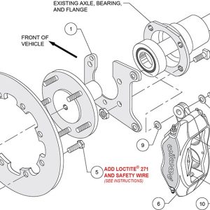 Wilwood Brake Kit, Forged Dynalite – 140-2119-BD