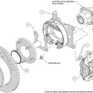 Wilwood Brake Conversion Kit, Forged Dynalite, Performance Upgrade – 140-7140-D