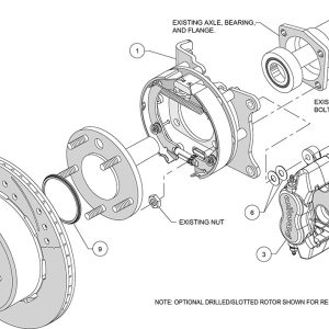 Wilwood Brake Conversion Kit, Forged Dynalite, Performance Upgrade – 140-7141-DR