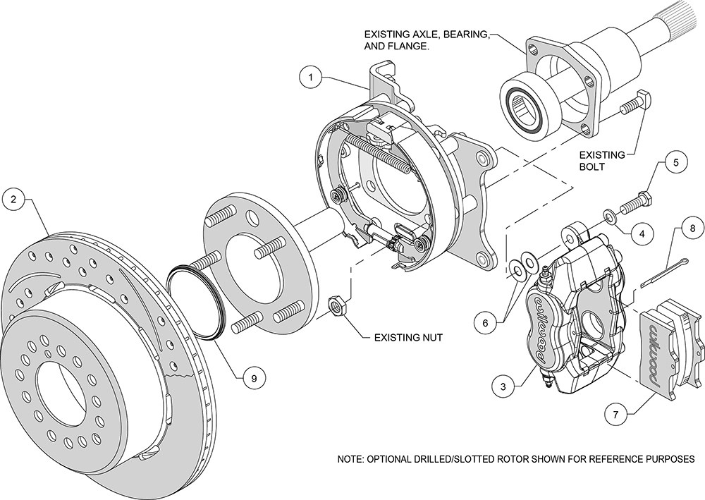 Wilwood Brake Conversion Kit, Forged Dynalite, Performance Upgrade – 140-7141-DR