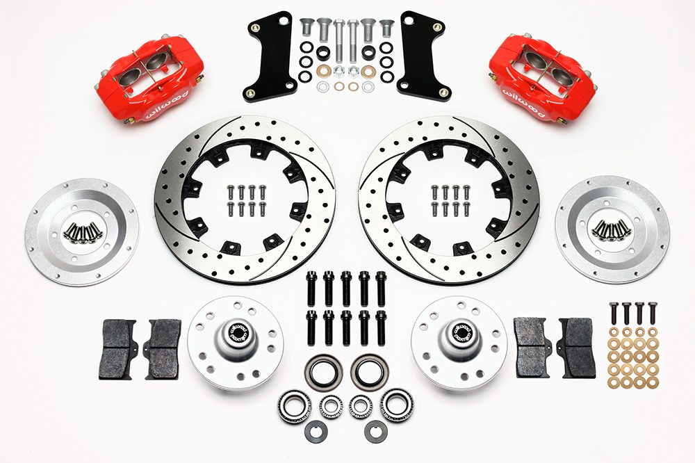 Wilwood Brake Conversion Kit, Forged Dynalite Big Brake, Performance Upgrade, + 0.18 Offset to Track Width – 140-7675-DR