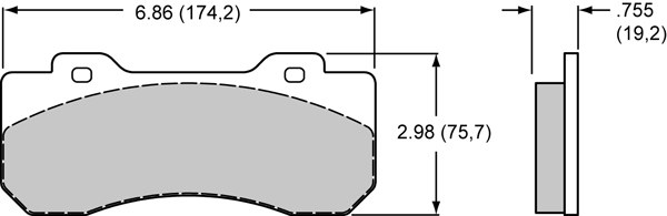 Wilwood Brake Pad, Smartpad Bp-Q, Fit TX4R/ TX6R Radial Mount, Fmsi Number 10120, Metallic, Set of 4 – 150-Q-10120K