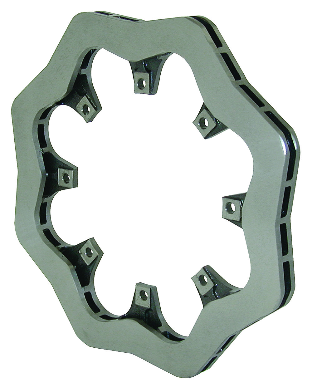 Wilwood Brake Rotor, Ultra-Light Duty, Vented and Scalloped, 2 Piece Without Hat, Rotor to Hat Bolt Pattern 8 X 7.00 Inches – 160-8136