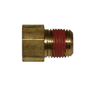 Wilwood Brake Line Fitting, Adapts 3/8 Inch-24 to 1/8 Inch-27 Tube, Single – 220-0628