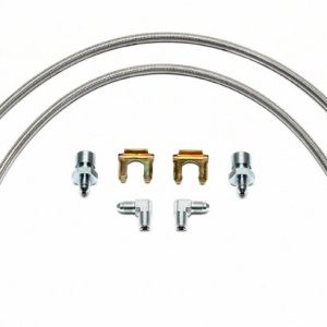 Wilwood Brake Line, Flexline, For Use with Wilwood Brake Kits Only, Stainless Steel Braided, 3 AN, 22 Inch Long – 220-11237