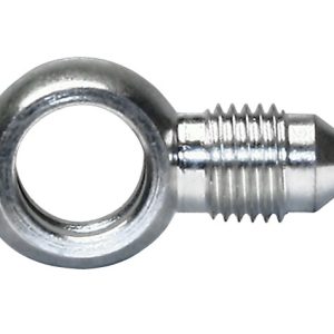 Wilwood Brake Line, Flexline, Stainless Steel Braided, 7/16 Inch Banjo Fitting to 3 AN, 16 Inch Long – 220-11372