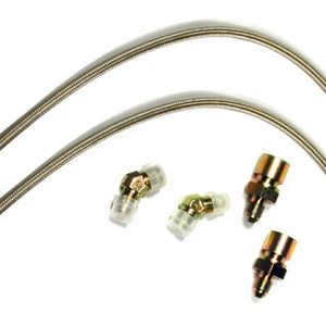 Wilwood Brake Line, Flexline, For Use with Wilwood Brake Kits Only, Stainless Steel Braided, 3 AN with Straight Female Fittings – 220-6471