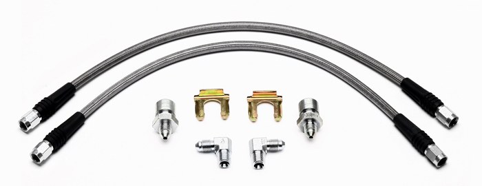 Wilwood Brake Line, Flexline, For Use with Wilwood Brake Kits Only, Braided Stainless Steel, 16 Inch Length – 220-7699
