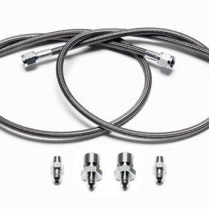 Wilwood Brake Line, Flexline, For Use with Wilwood Brake Kits Only, Stainless Steel Braided, 4 AN with Straight Female Fittings – 220-8998
