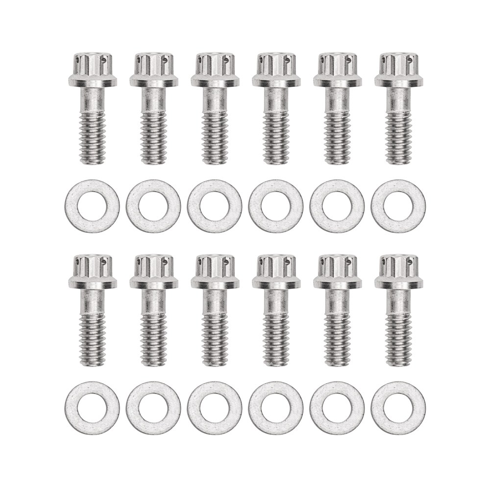 Wilwood Brake Rotor Hat Bolt, 1/4 Inch-20 Thread Size, 3/4 Inch Length, Set of 12 – 230-8008
