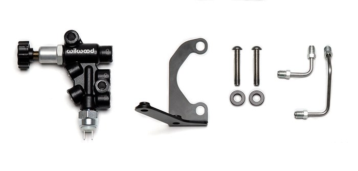 Wilwood Brake Proportioning Valve, Adjustable Knob Type, 3/8-24 Inch If and 3/8-24 Inch If Outlet, 1500 PSI Max Pressure, Aluminum – 260-13190