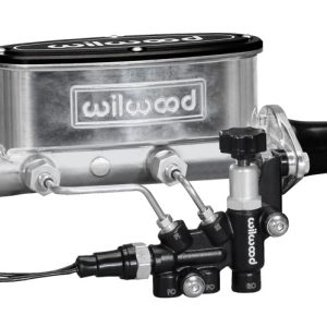 Wilwood Brake Proportioning Valve, Adjustable Knob Type, 3/8-24 Inch If and 3/8-24 Inch If Outlet, 1500 PSI Max Pressure, Aluminum – 260-13190