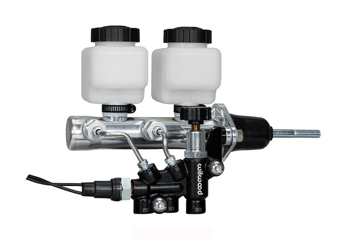Wilwood Brake Proportioning Valve, Adjustable Knob Type, 3/8-24 Inch If and 3/8-24 Inch If Outlet, Aluminum/ Steel – 260-14248