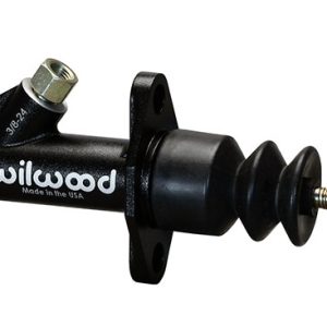 Wilwood Brake Master Cylinder, Compact, Remote Reservoir, 3/4 Inch Bore Size, Single 3/8-24 Inch Outlet Port, E-Coated Black Aluminum – 260-15091
