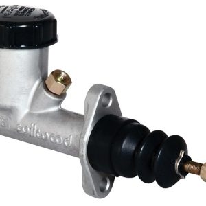 Wilwood Brake Master Cylinder, Compact, Integral Reservoir, 5/8 Inch Bore Size, Single 3/8-24 Inch Outlet Port, Bare, Aluminum – 260-2636