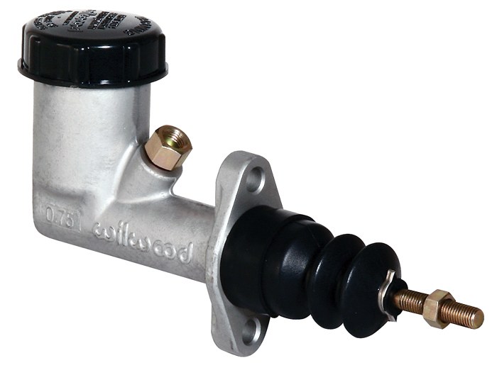 Wilwood Brake Master Cylinder, Compact, Integral Reservoir, 5/8 Inch Bore Size, Single 3/8-24 Inch Outlet Port, Bare, Aluminum – 260-2636