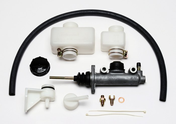 Wilwood Brake Master Cylinder, Combination Mount, Remote Reservoir, 1 Inch Bore Size, Single 3/8-24 Outlet Port, Bare – 260-3378