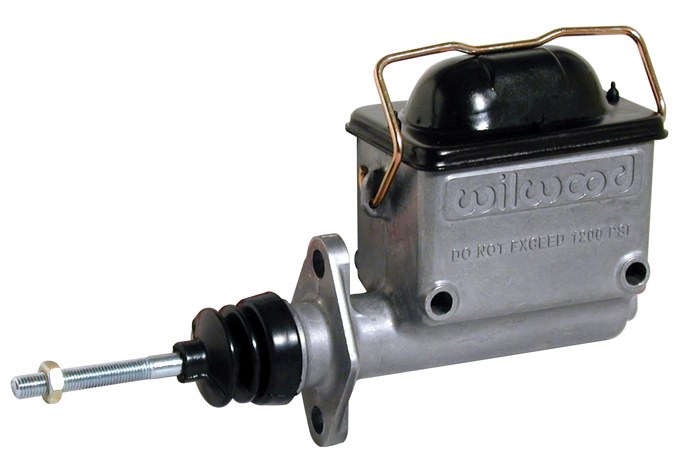 Wilwood Brake Master Cylinder, Compact, Integral Reservoir, 3/4 Inch Bore Size, Single 3/8-24 Inch Outlet Port, Bare, Aluminum – 260-6764
