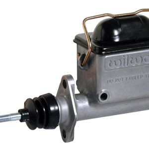Wilwood Brake Master Cylinder, Compact, Integral Reservoir, 1 Inch Bore Size, Single 3/8-24 Inch Outlet Port, Bare, Aluminum – 260-6766