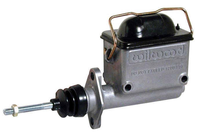 Wilwood Brake Master Cylinder, Compact, Integral Reservoir, 1 Inch Bore Size, Single 3/8-24 Inch Outlet Port, Bare, Aluminum – 260-6766