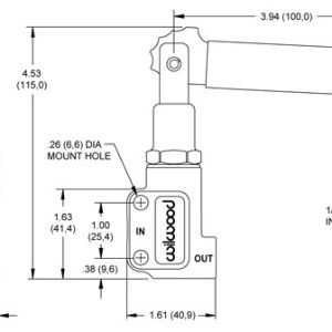 Wilwood Brake Proportioning Valve, Adjustable Lever Type – 260-8420