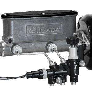 Wilwood Brake Master Cylinder, Tandem, Integral Reservoir, 1 Inch Bore Size, Two 1/2-20 Inch Outlet Ports, Bare, Aluminum – 261-13269
