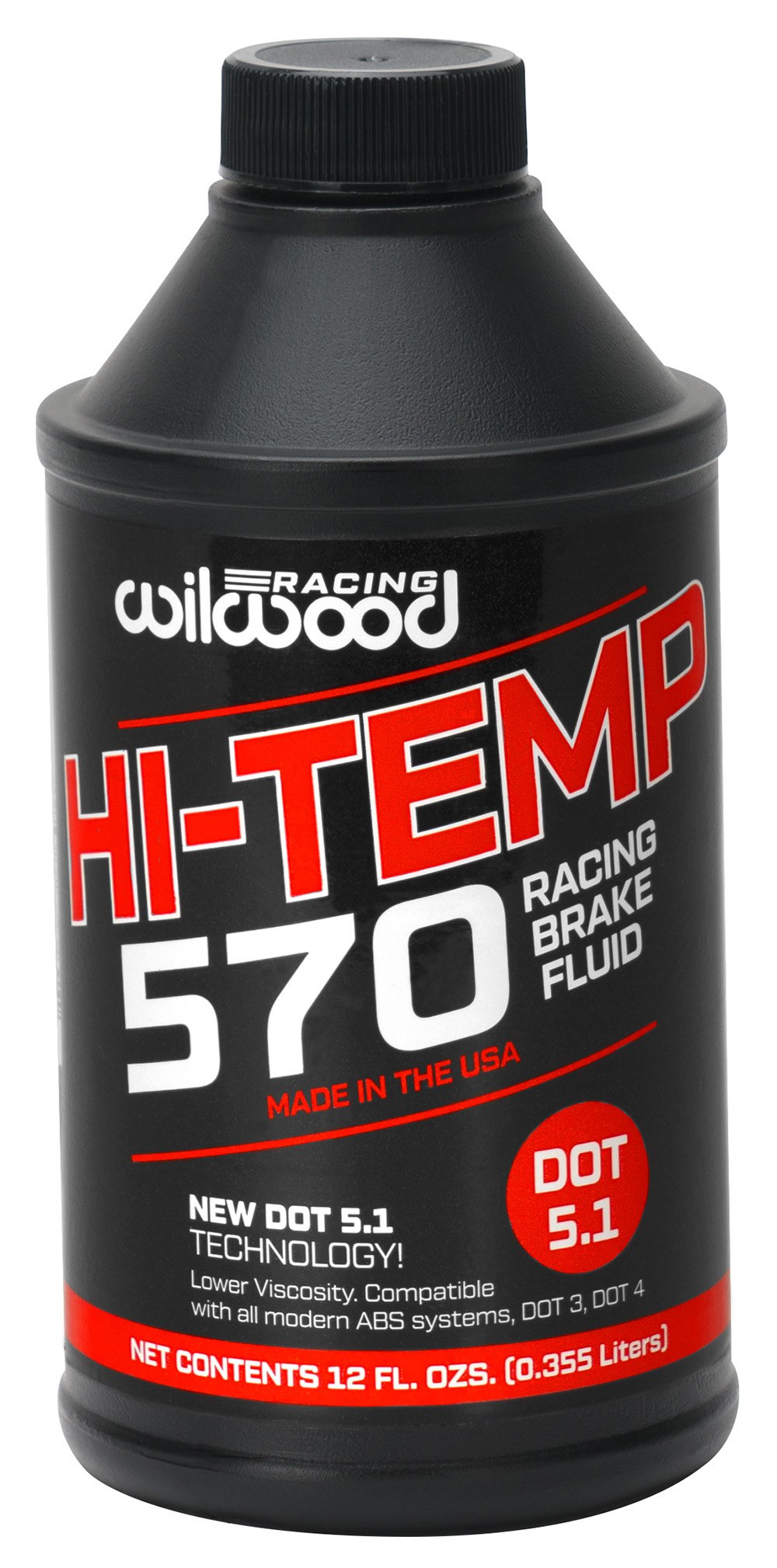 Wilwood Brake Fluid, Hi-Temp, Single, 12 Ounce Bottle – 290-0632