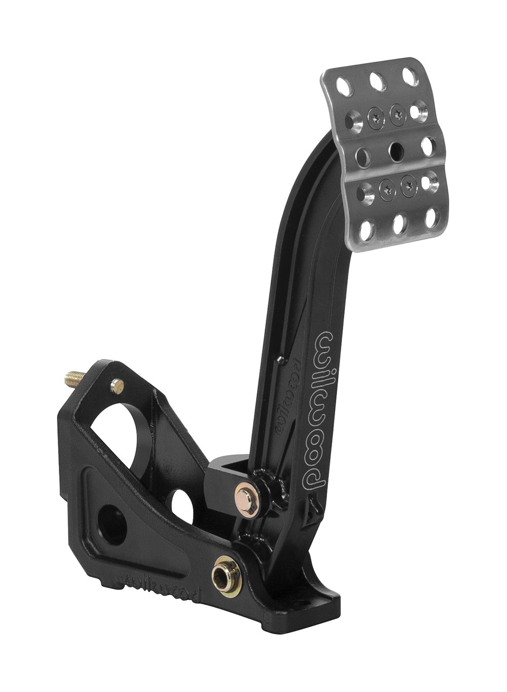 Wilwood Brake Pedal, Floor Mount Single Pedal, Use with Clutch Master Cylinder, Aluminum – 340-13833