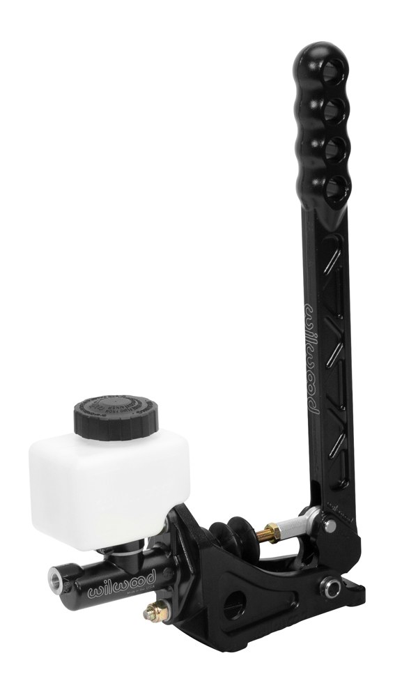Wilwood Parking Brake Handle Assembly, Vertical Mount, 11.44 Inch Lever, E-Coated Aluminum, 11:1 Ratio – 340-14769