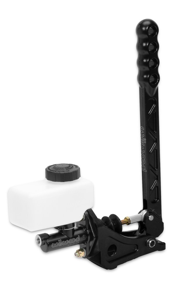 Wilwood Parking Brake Handle Assembly, Vertical Mount, 11.44 Inch Lever, E-Coated Aluminum, 11:1 Ratio – 340-14769