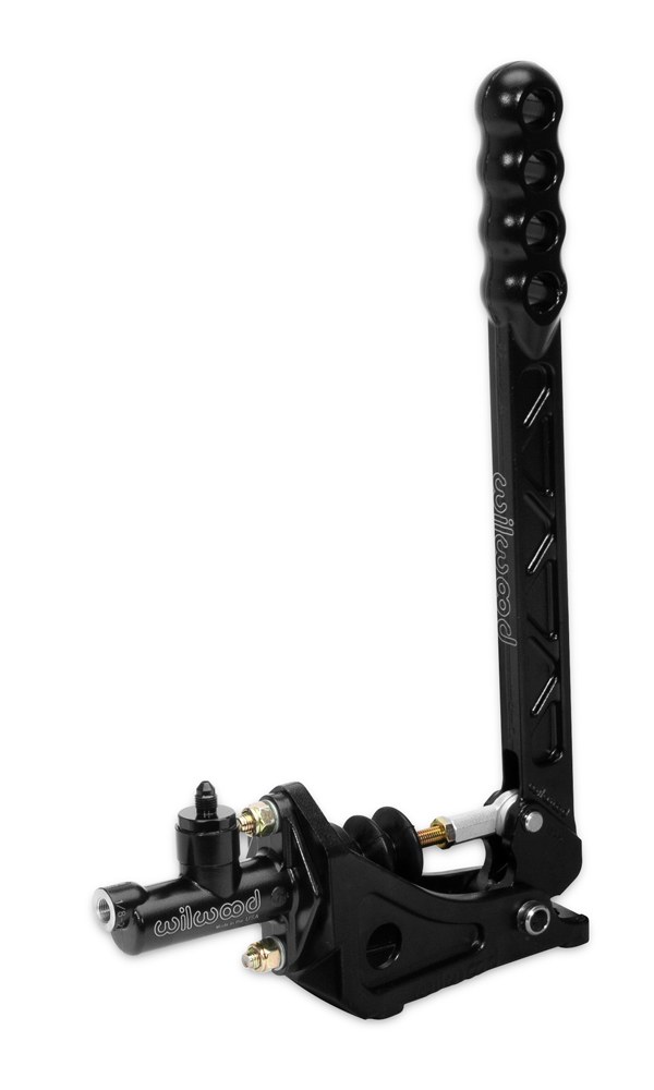 Wilwood Parking Brake Handle Assembly, Vertical Mount, 11.44 Inch Lever, E-Coated Aluminum, 11:1 Ratio – 340-14769